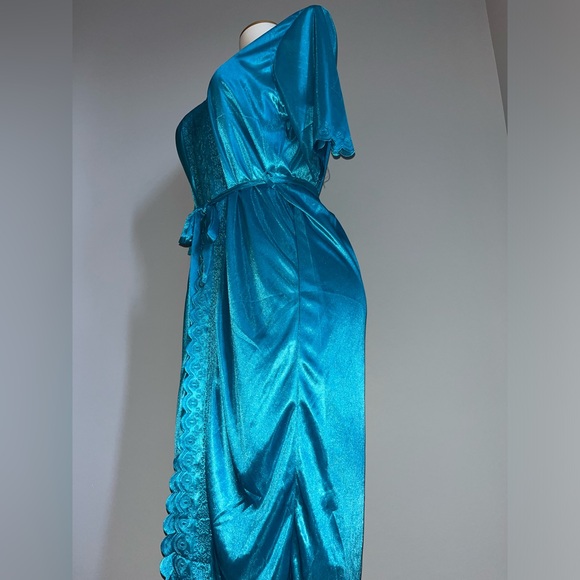 Night gown with Robe sleepwear nighties intimates - Picture 6 of 7